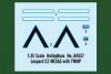 Hobby Boss 84557 Leopard C2 MEXAS with TWMP Track Width Mine Plow 1/35